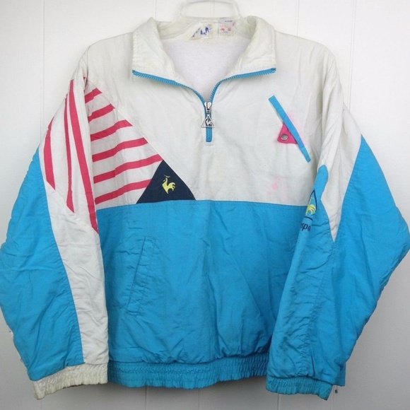 le coq sportif tracksuit Brown